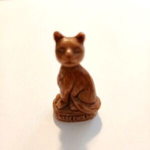 Vintage 1960s Tetley Tea Prize Wade Miniature Cat Figurine